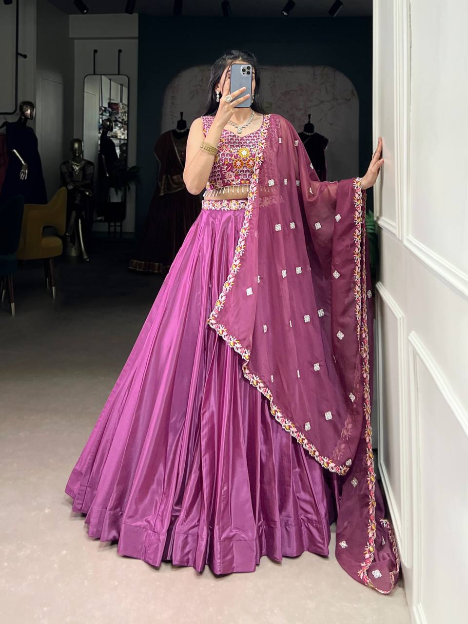 Bridal magenta lehenga choli for wedding collection 2025