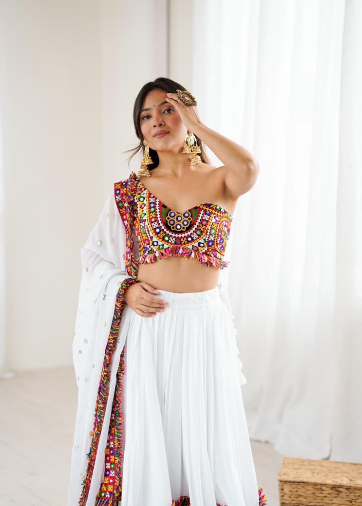Heavy Rayon Lehenga Choli with Dupatta