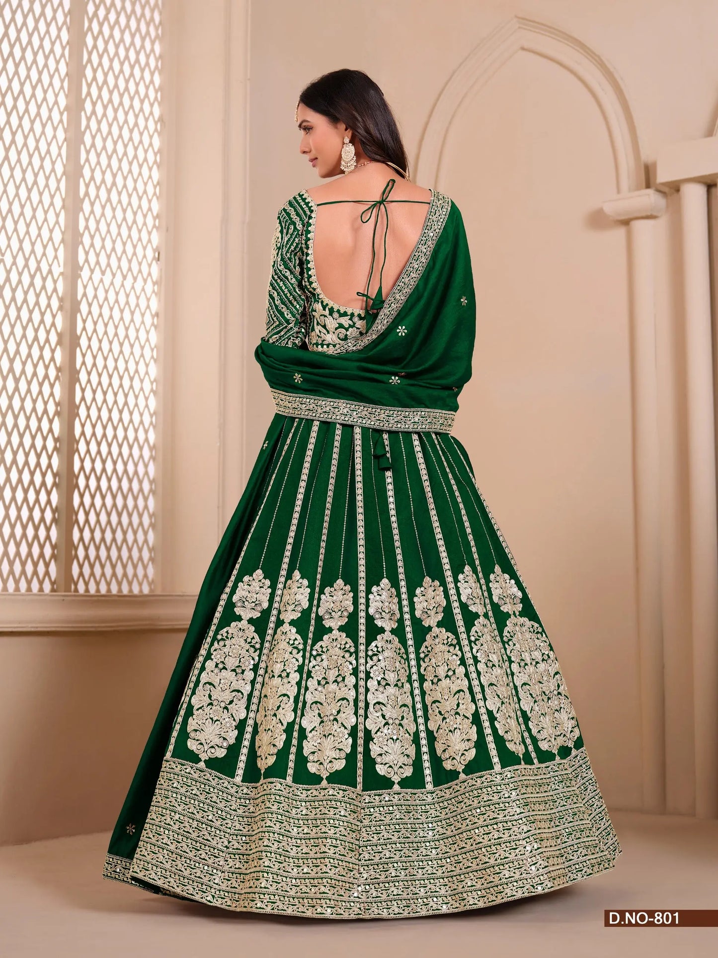 Mehvish Vol 8 Shimmer Art Silk Lehenga Set Tijori Threads