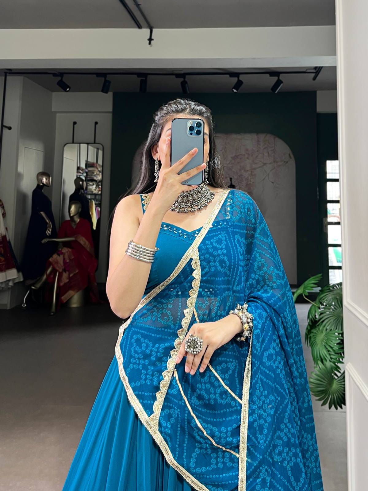 Navratri Outfit for Women 2025 – Lehenga Choli with Dupatta