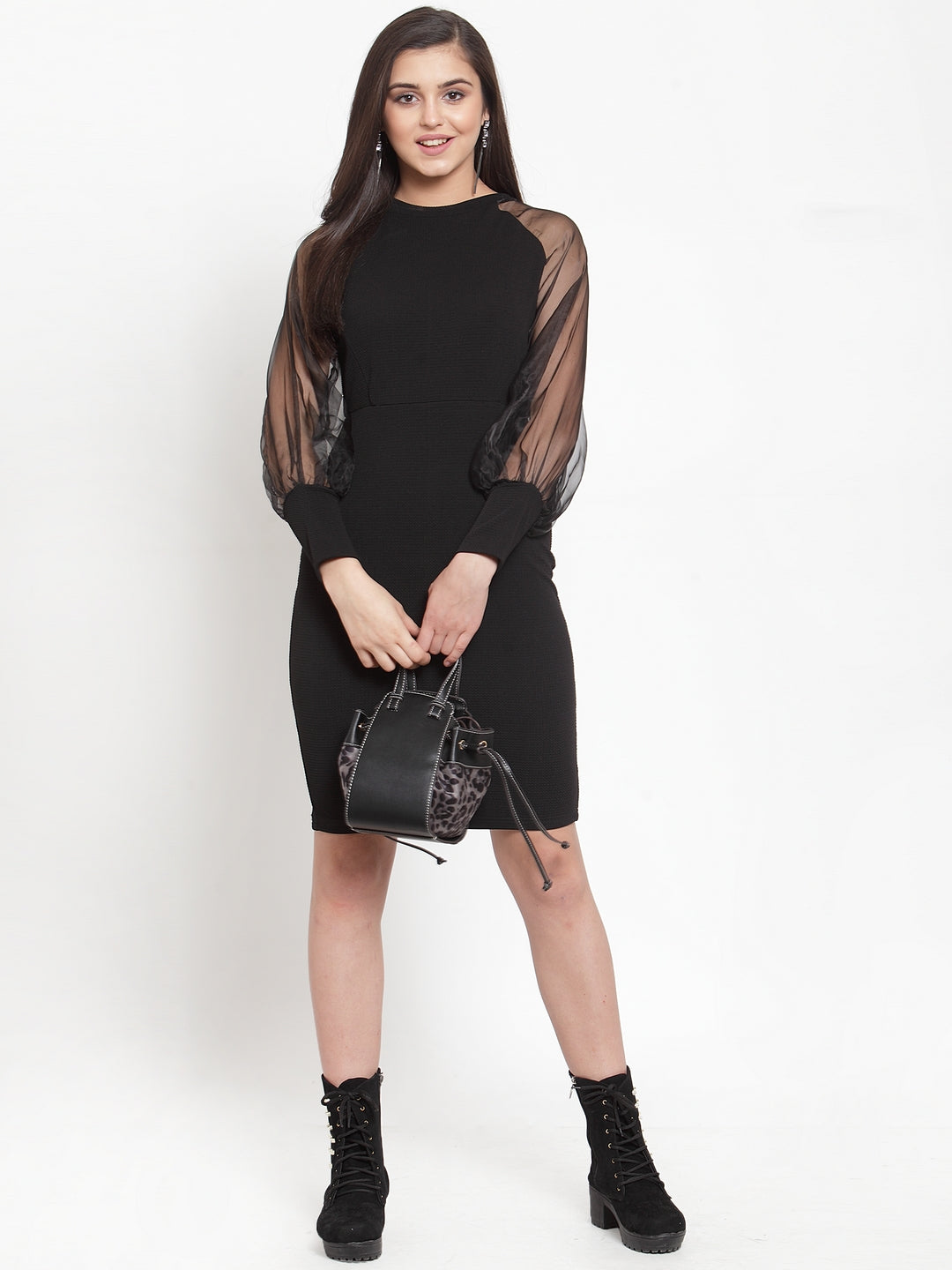 Elegant Black Bodycon Dress for Women