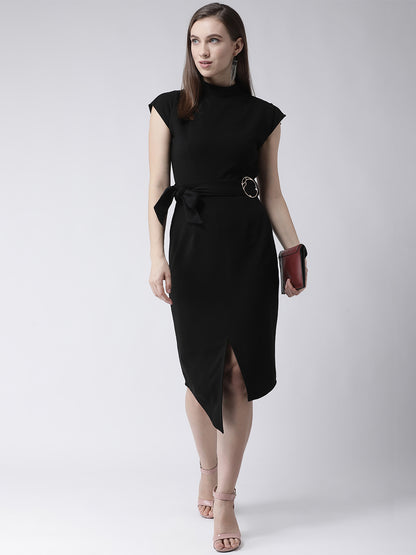 Black Sleeveless Sheath Dress for Women | Elegant Black Dress