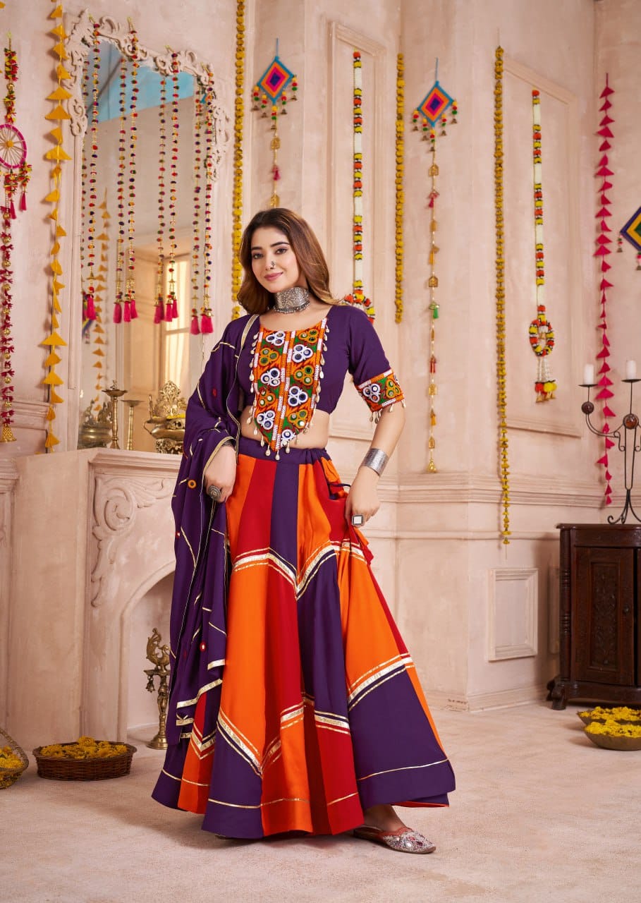Designer Chaniya Choli with Dupatta for Navratri 2025