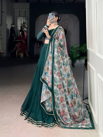 Designer Chaniya Choli in Marble Fabric – Navratri Collection