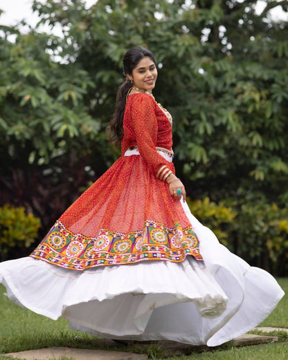 Rayon Cotton Frilled Lehenga with Koti – Wedding Wear 2025