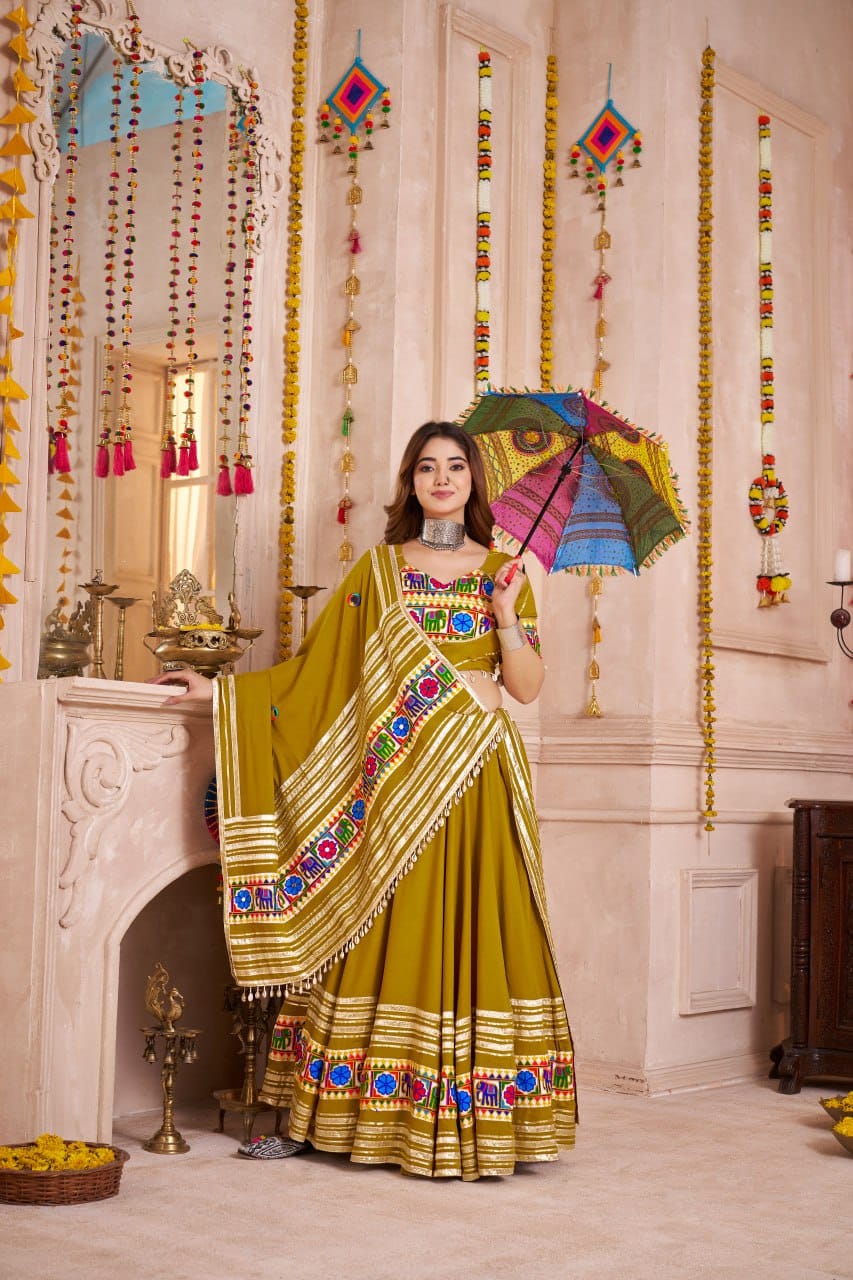 Stylish Chaniya Choli for Navratri Garba nights
