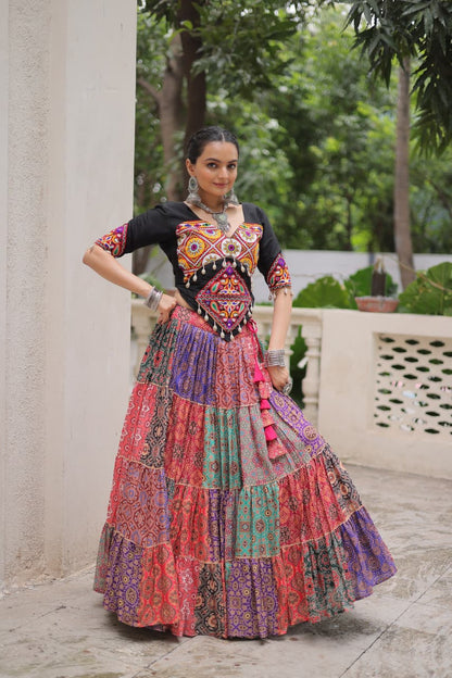 Ready-to-Wear Lehenga Choli with Gotta Lace Work – Tijori Threads