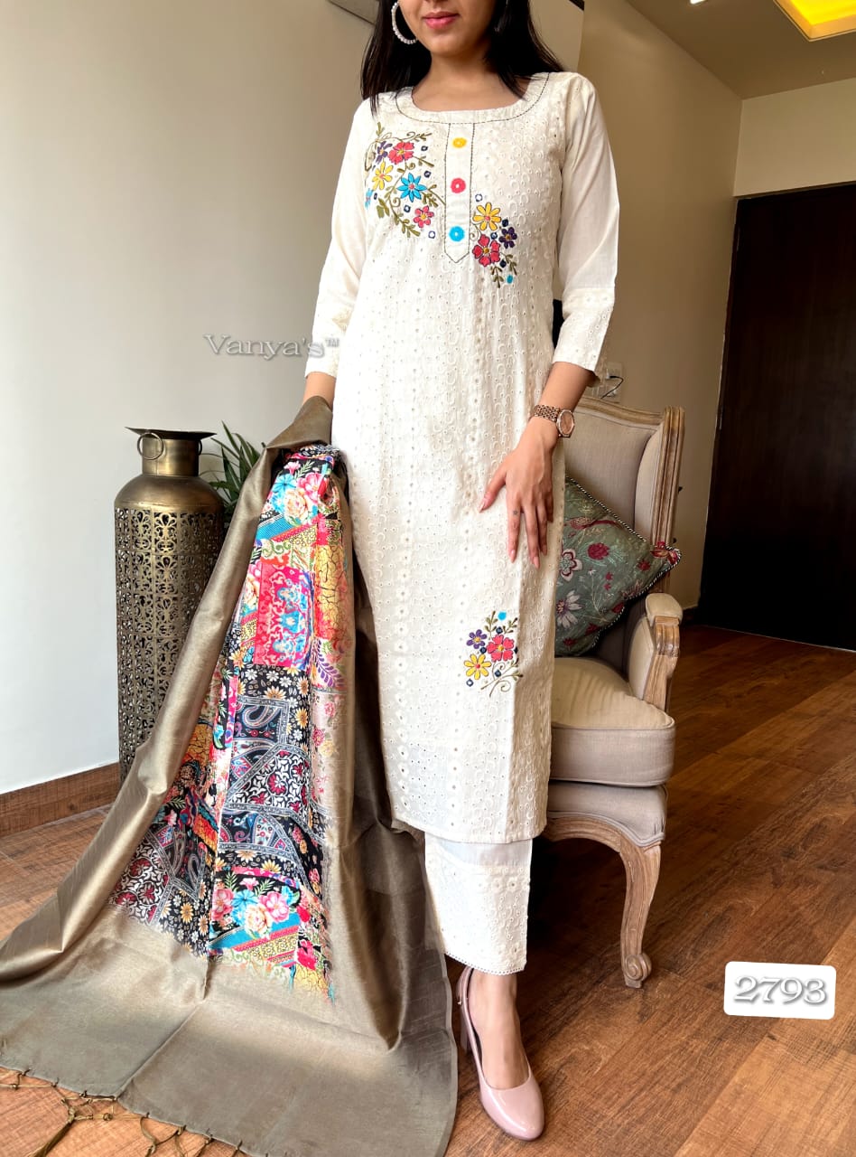 Elegant Cotton Festive Suit for Women