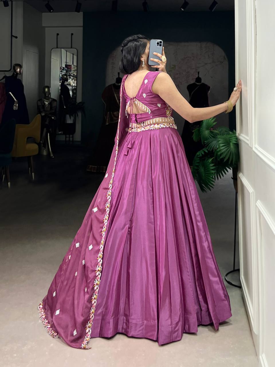 Bridal magenta lehenga choli for wedding collection 2025