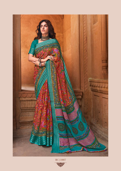 Ruchika Collection by S.R. - Premium Linen Saree