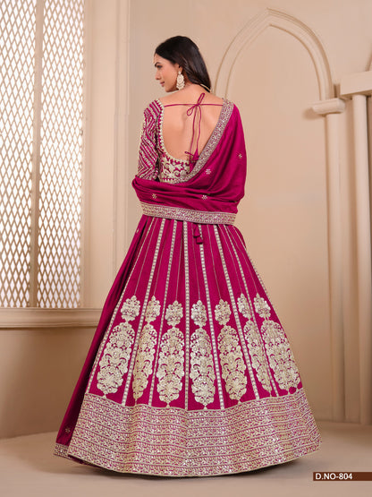 Mehvish Vol 8 Shimmer Art Silk Lehenga – Full Set