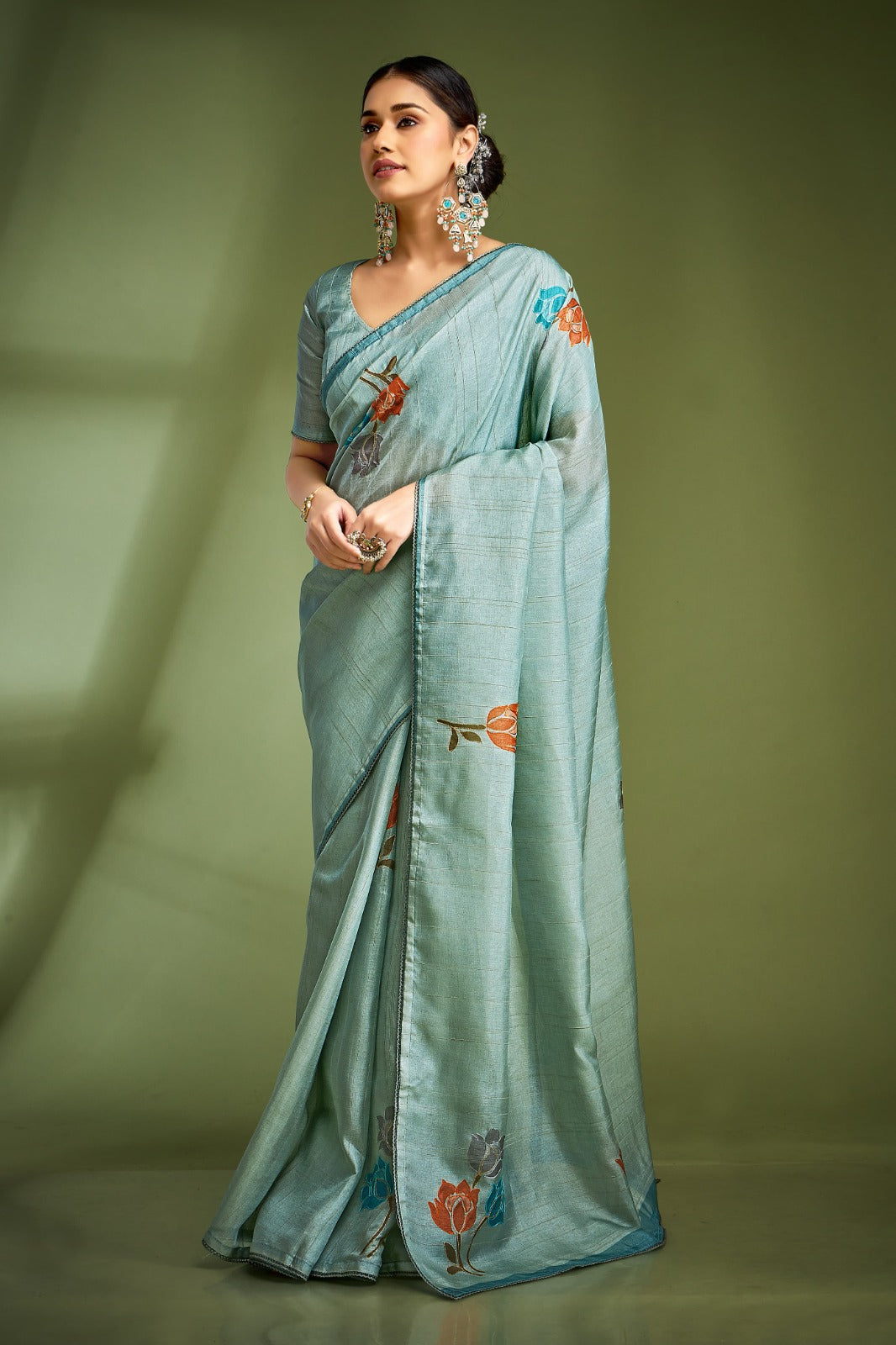 Neetika Silk Saree in Pure Tusser Fabric