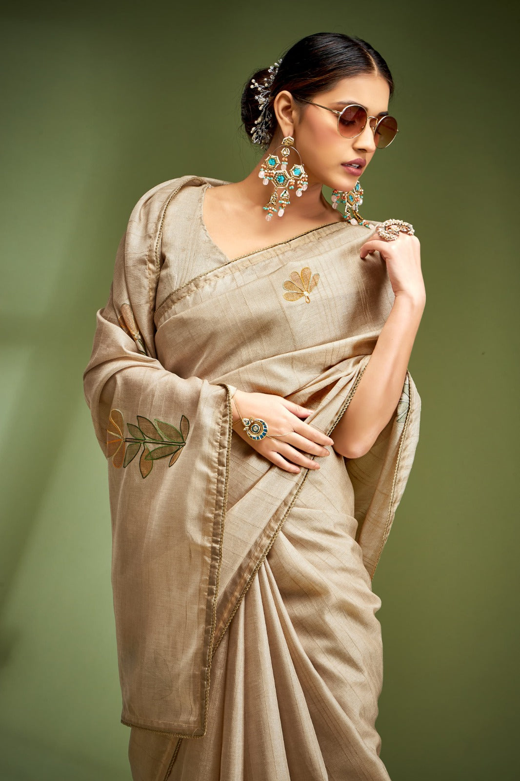 Neetika Silk Saree in Pure Tusser Fabric