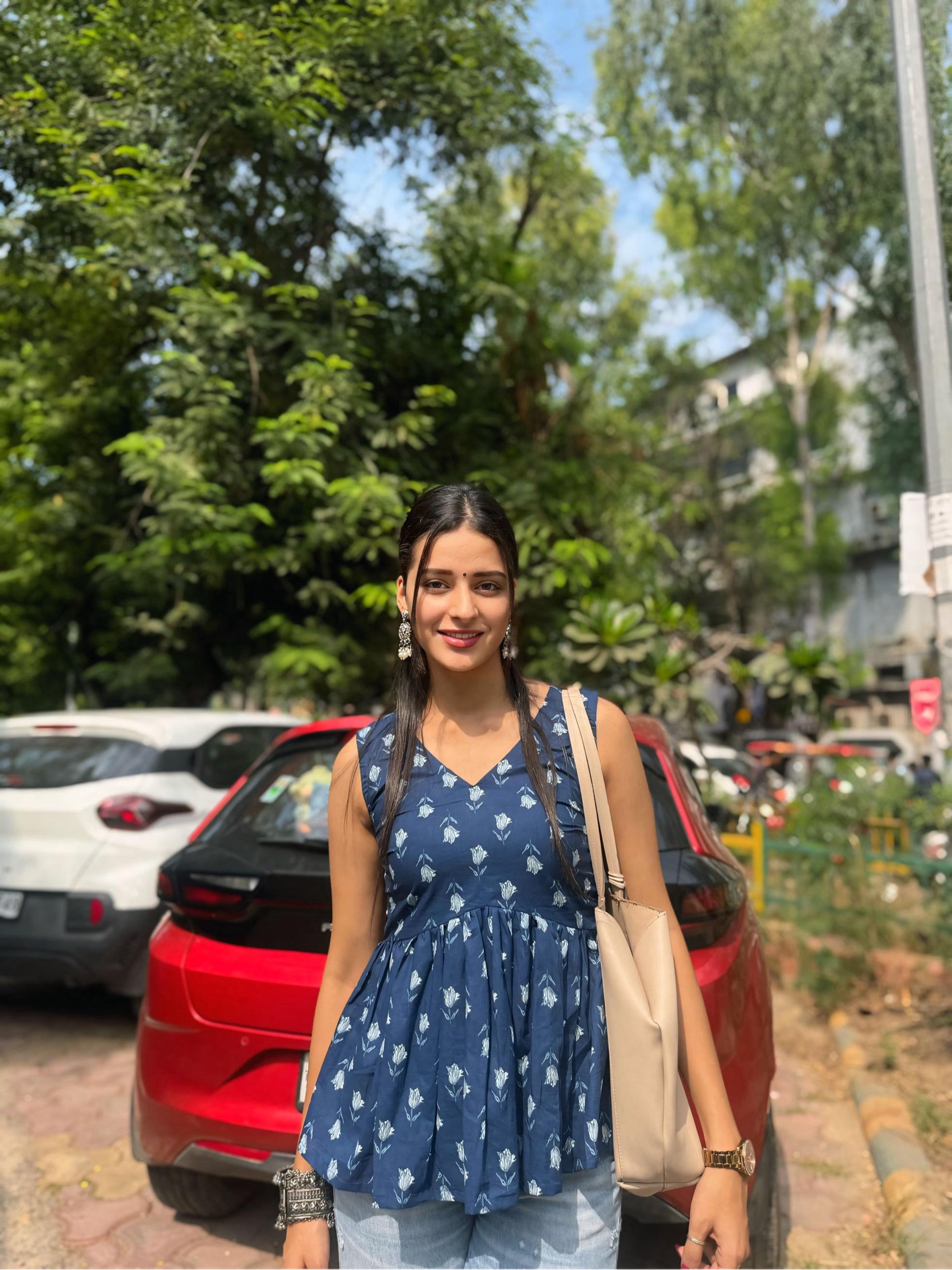  Ocean Short Peplum Kurti Top – Ethnic Wear for Women