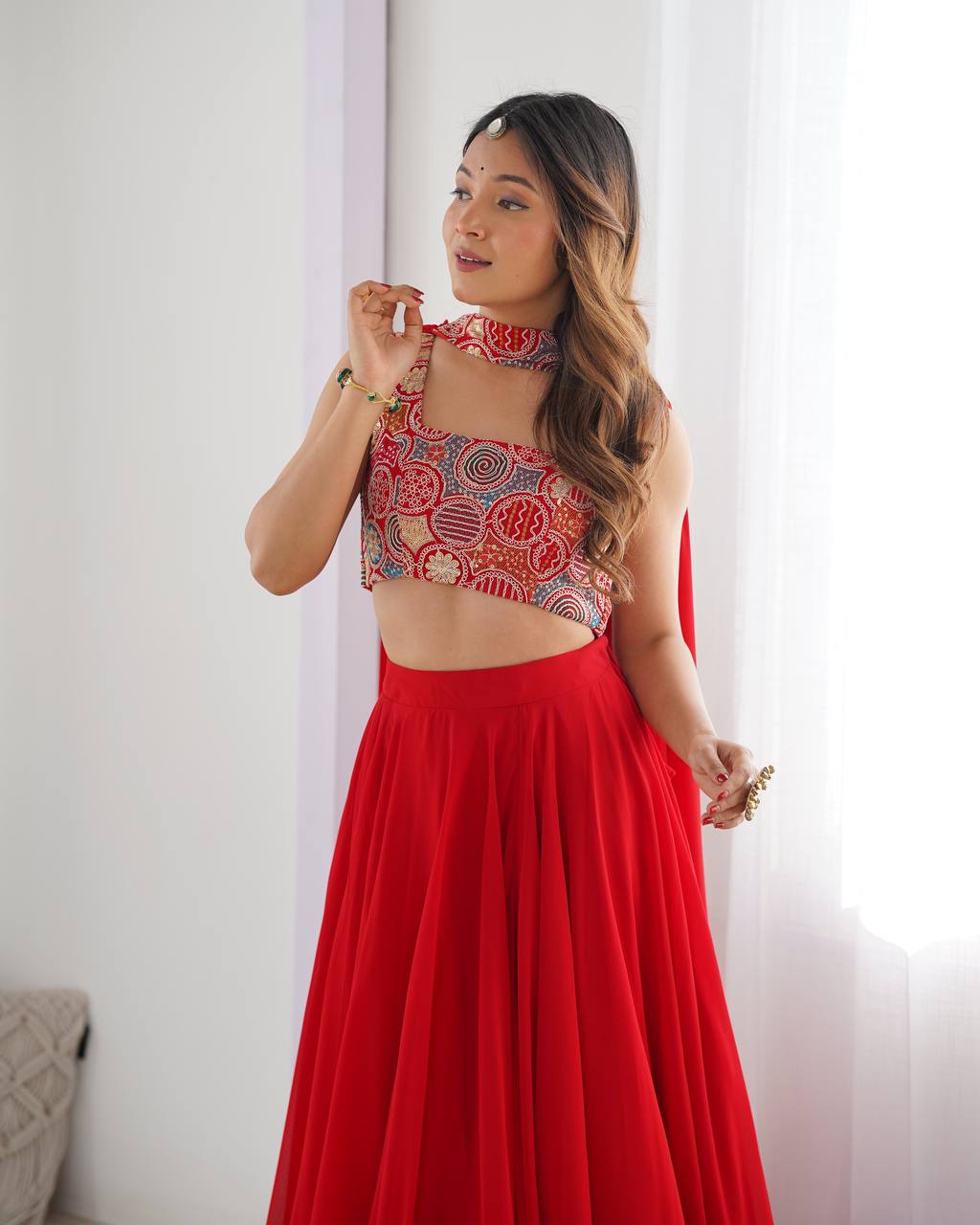 Party Wear Lehenga Choli with Dupatta – Styled Look