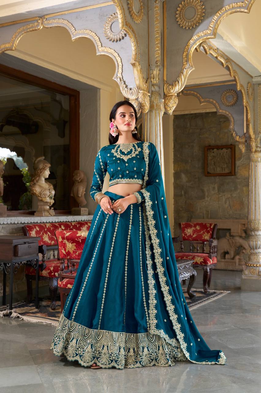 Embroidered Bridal Lehenga