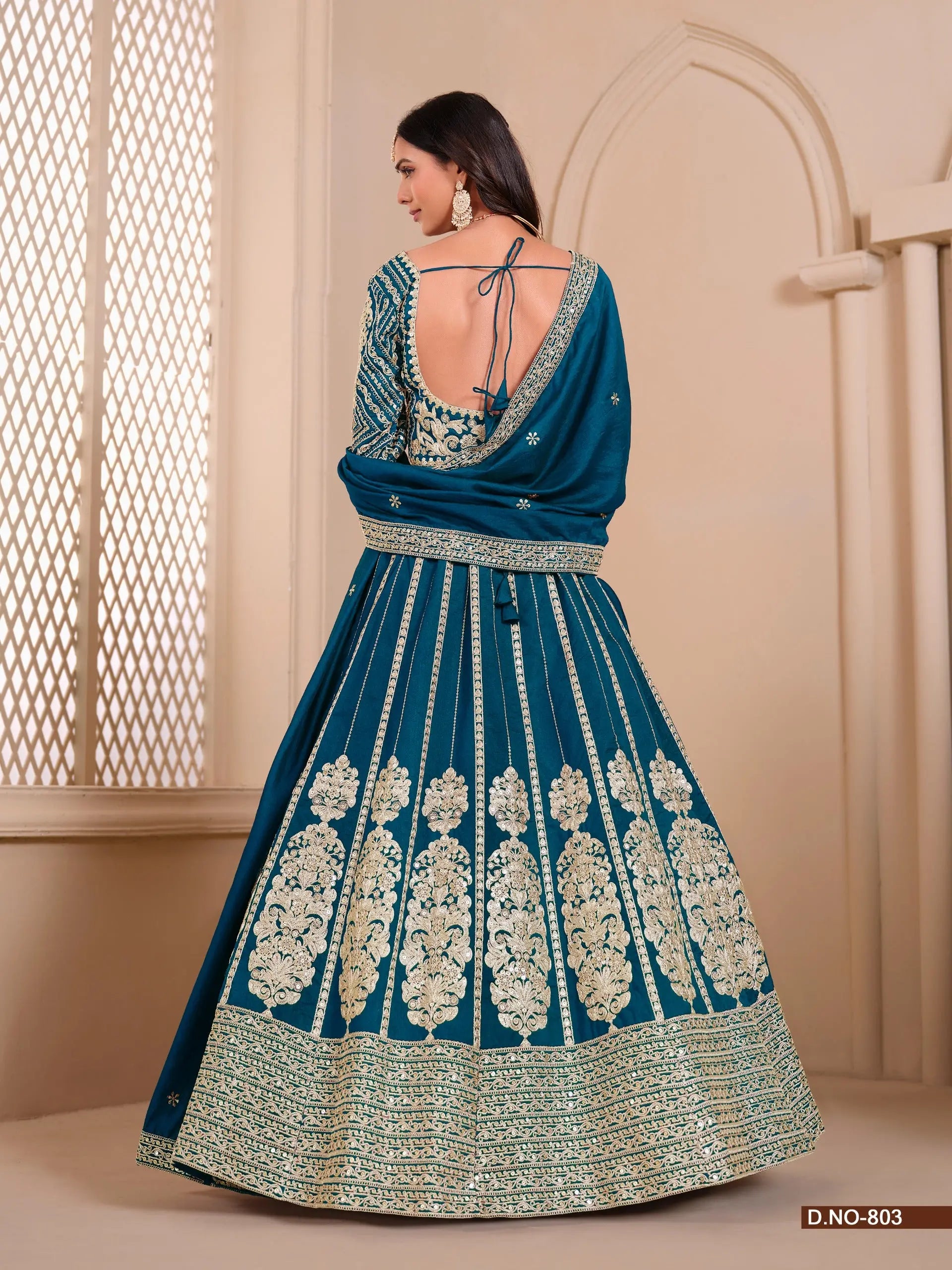 Mehvish Vol 8 Shimmer Art Silk Lehenga Set Tijori Threads