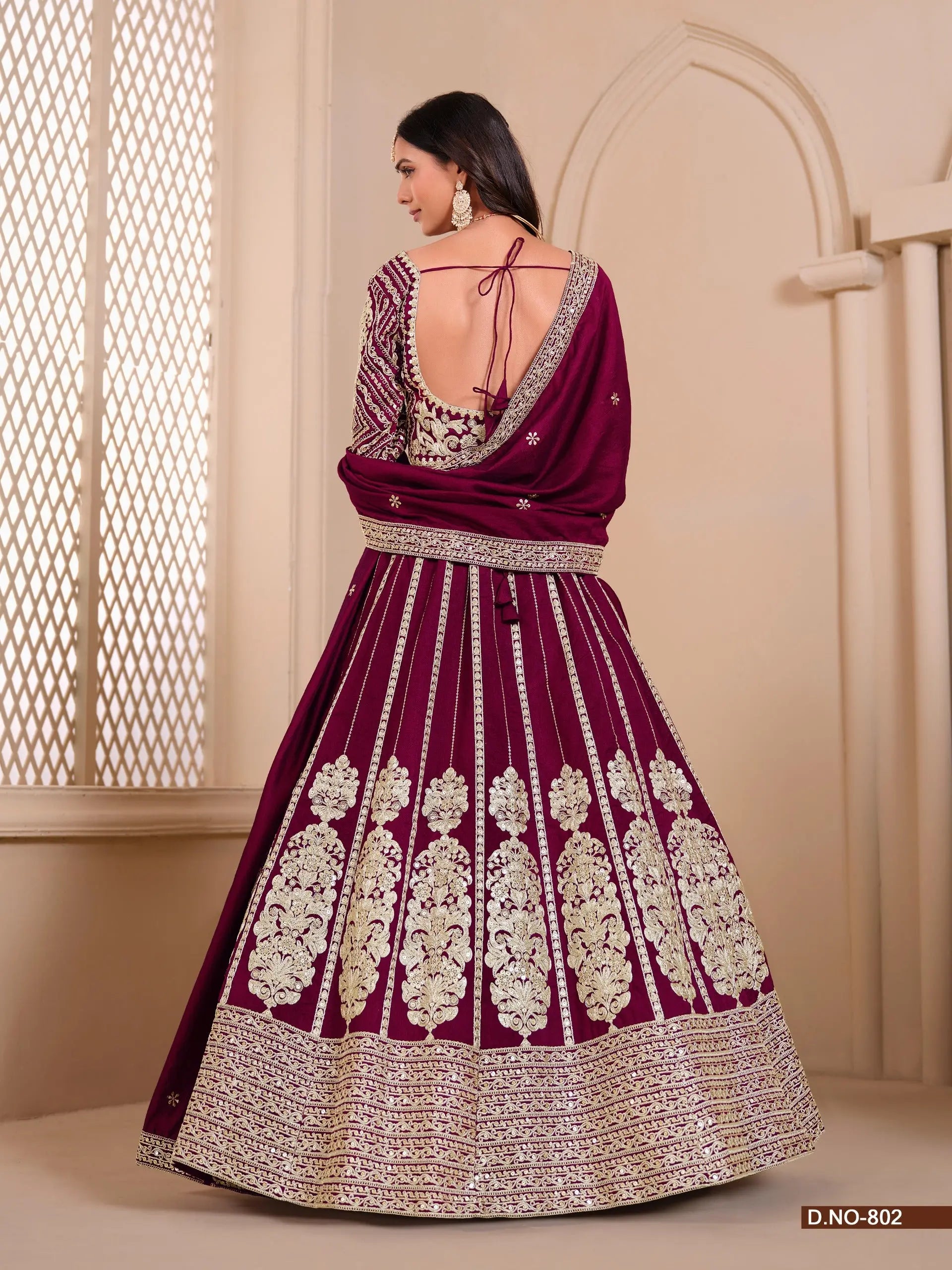 Mehvish Vol 8 Shimmer Art Silk Lehenga Set Tijori Threads