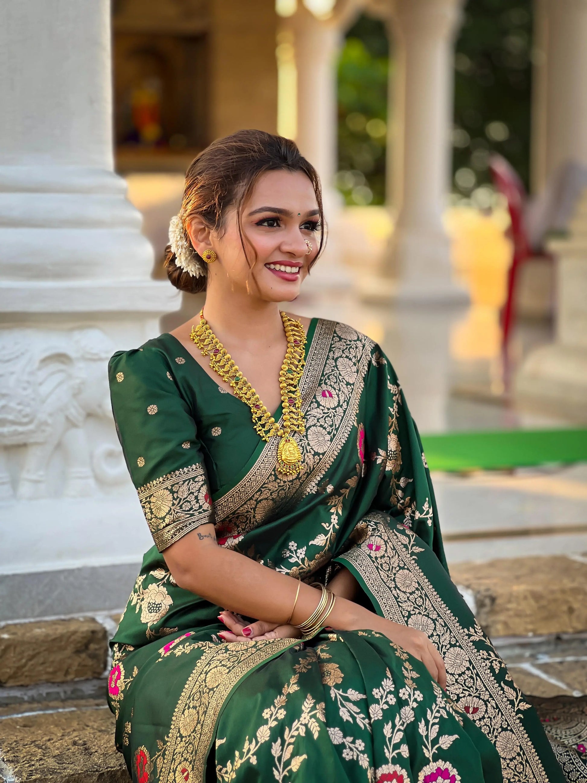 Color Variants of Festive Collection Banarasi-1 Saree