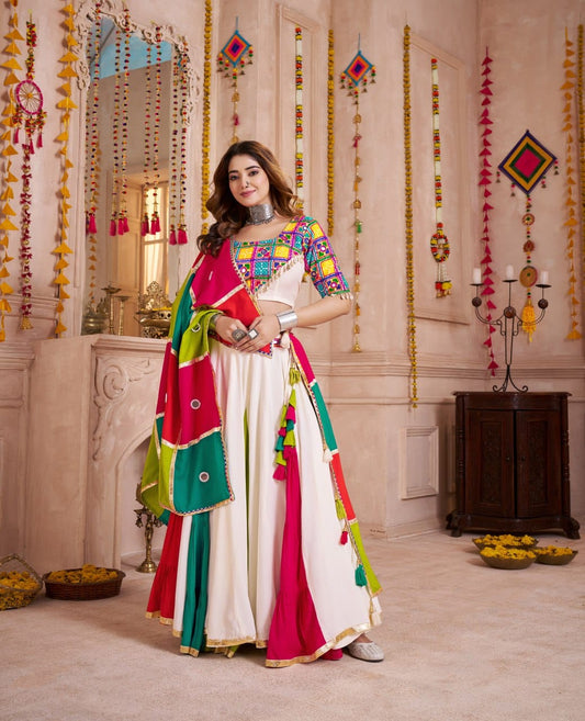 Designer Chaniya Choli with Dupatta for Navratri 2025