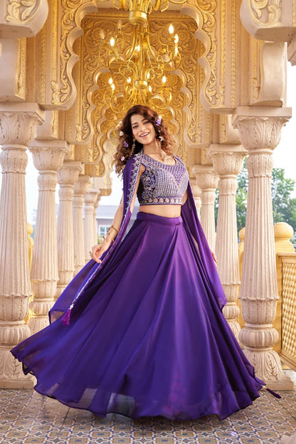 9 meter flare lehenga choli