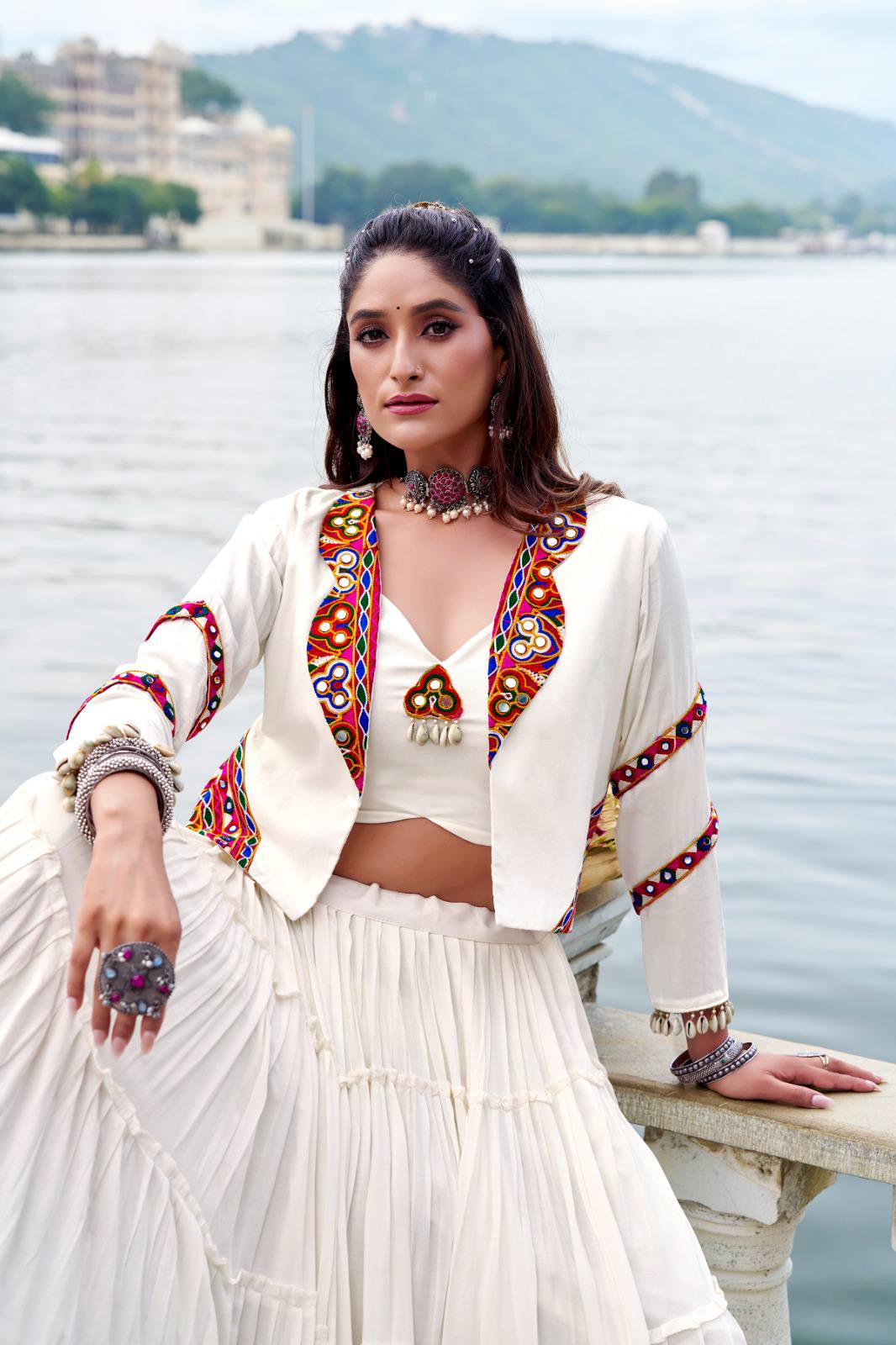 RAJUDI Catalogue Navratri Lehenga with Blouse & Koti