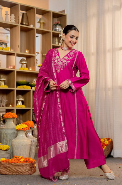premium ethnic wear silk suit