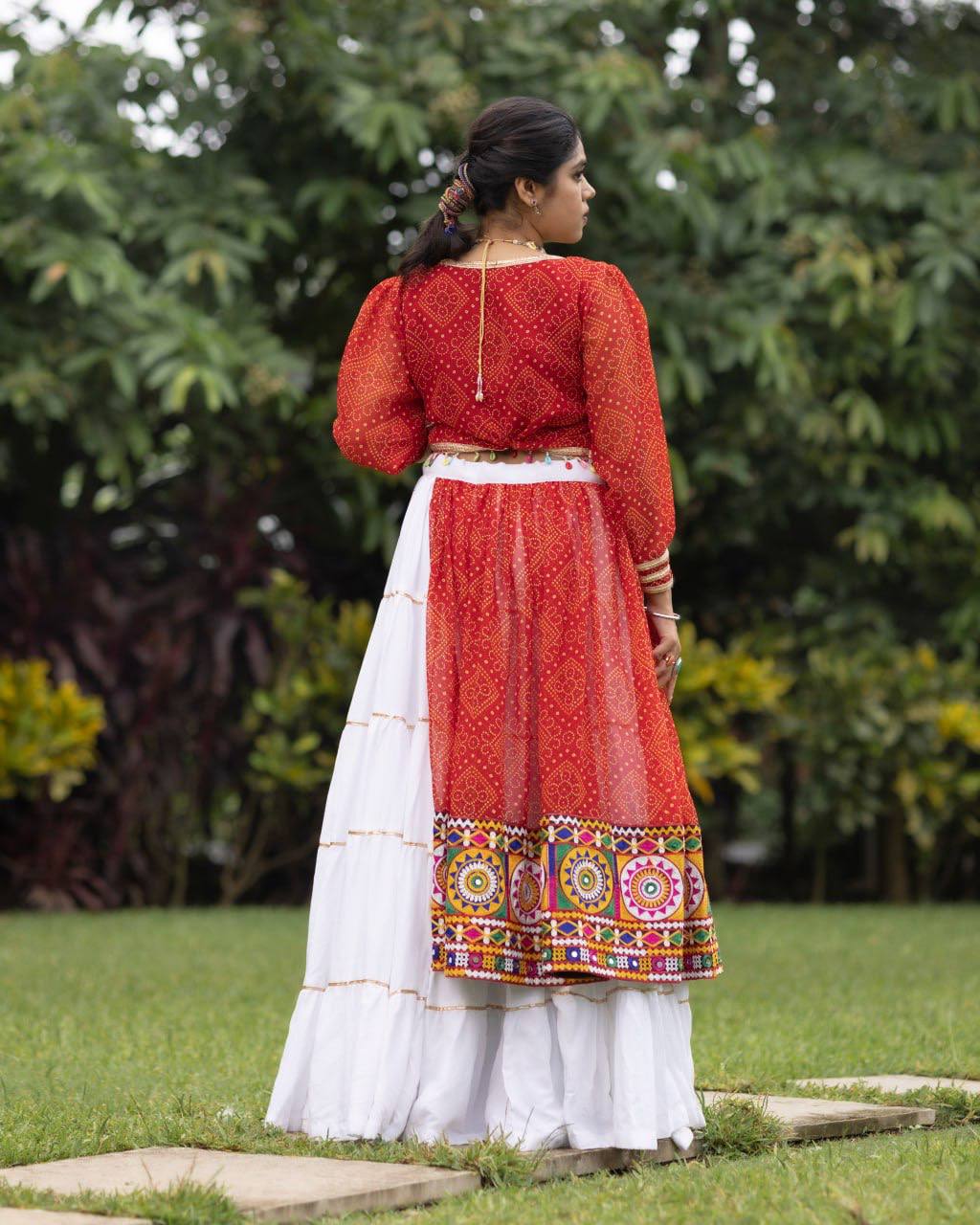 Rayon Cotton Frilled Lehenga with Koti – Wedding Wear 2025