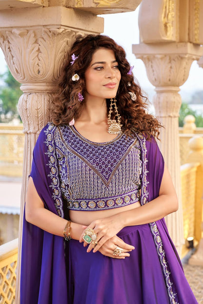 bridal rangoli silk lehenga